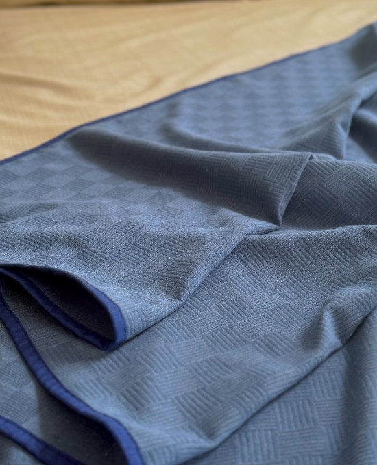 Alla Turca Çift Kişilik Doğal Pamuk Pike İndigo