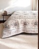 Alla Turca Çift Kişilik Kanaviçe Desenli Pike – Gri | 200x240 cm | %100 Pamuk Alla Turca Çift Kişilik Kanaviçe Desenli Pike – Gri | 200x240 cm | %100 Pamuk