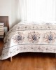 Alla Turca Çift Kişilik Kanaviçe Desenli Pike – İndigo | 200x240 cm | %100 Pamuk Alla Turca Çift Kişilik Kanaviçe Desenli Pike – İndigo | 200x240 cm | %100 Pamuk