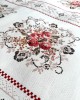 Alla Turca Tek Kişilik Kanaviçe Desenli Pike – Pudra | 160x240 cm | %100 Pamuk Alla Turca Tek Kişilik Kanaviçe Desenli Pike – Pudra | 160x240 cm | %100 Pamuk