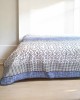 Alla Turca Çift Kişilik Modern Mozaik Desenli Pike – İndigo | 200x240 cm | %100 Pamuk Alla Turca Çift Kişilik Modern Mozaik Desenli Pike – İndigo | 200x240 cm | %100 Pamuk