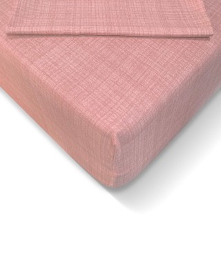 Ranforce 100x200 cm Lastikli Çarşaf Seti Pudra