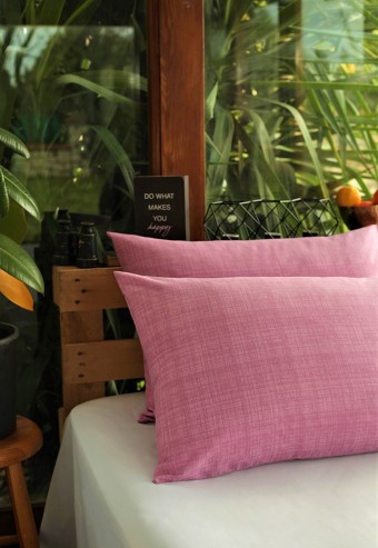 ALLA TURCA RANFORCE 2Lİ YASTIK KILIFI Pembe