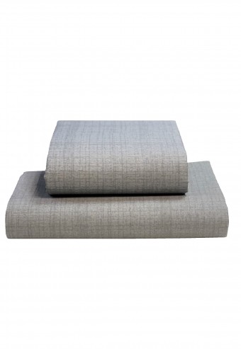 Alla Turca Ranforce Çift Kişilik Çarşaf Seti Gri