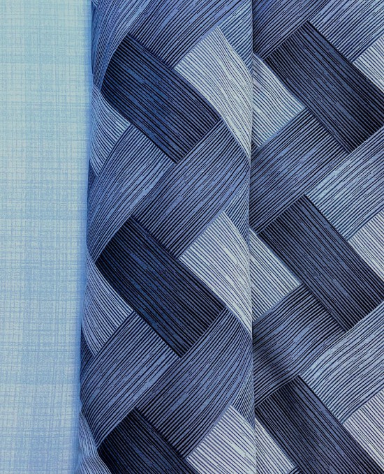 Çift Kişilik Ranforce Nevresim Takımı Düz Battal Çarşaflı Cross Açık Mavi